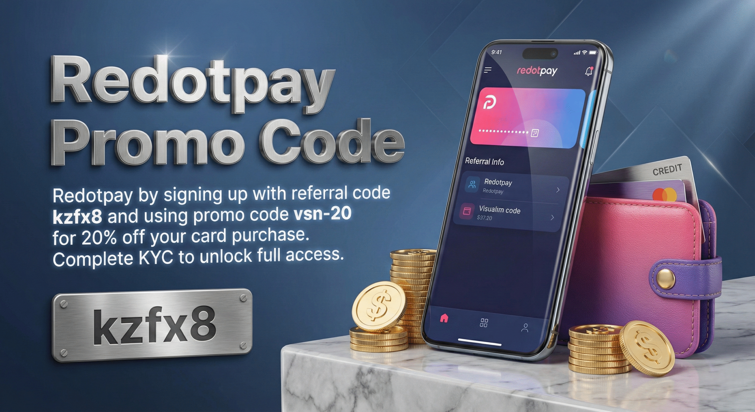 Redotpay Promo Code 2026 – Get $7 Bonus + 20% OFF